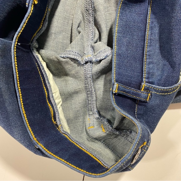 Betabrand Cotton Viscose Blend 4 Pocket Denim Pull On Woman’s Yoga Pants L - Picture 10 of 15